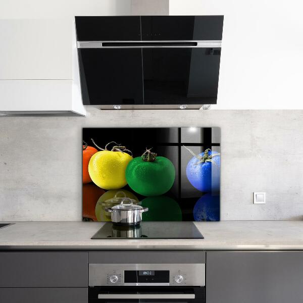 Rivestimento parete cucina Pomodori succosi colorati