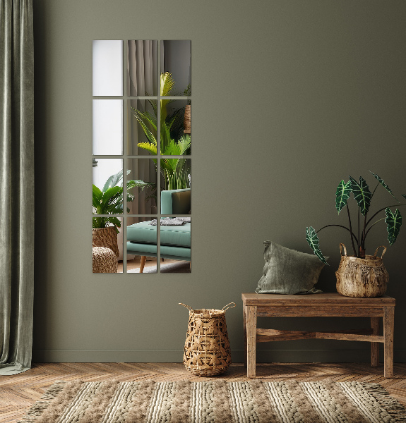 Specchio piastrelle 6 pz 30x16 cm