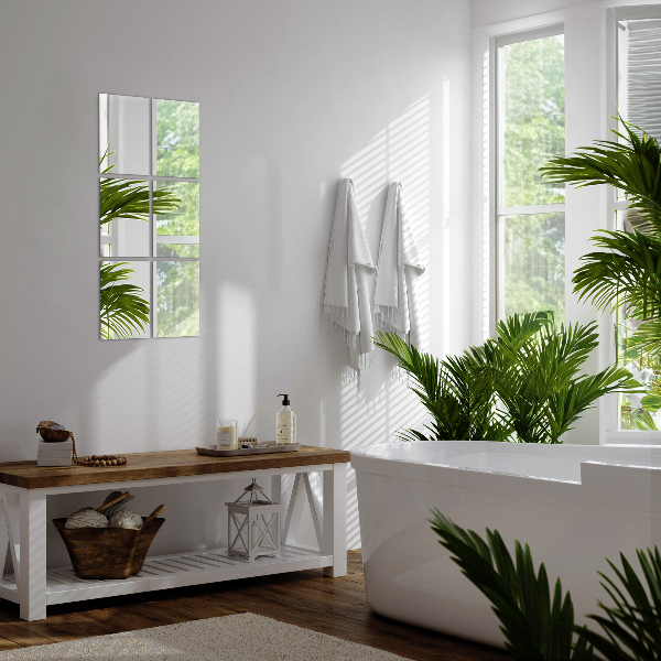 Specchio piastrelle 6 pz 30x16 cm