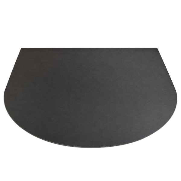 Tappeto protettivo semicircolare per barbecue da terrazzo 100x100 cm