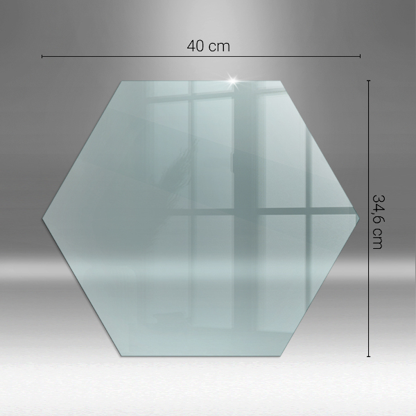 Vetro sotto il camino h40