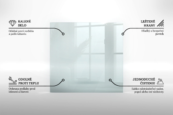 Vetro sotto stufa 60x60 cm