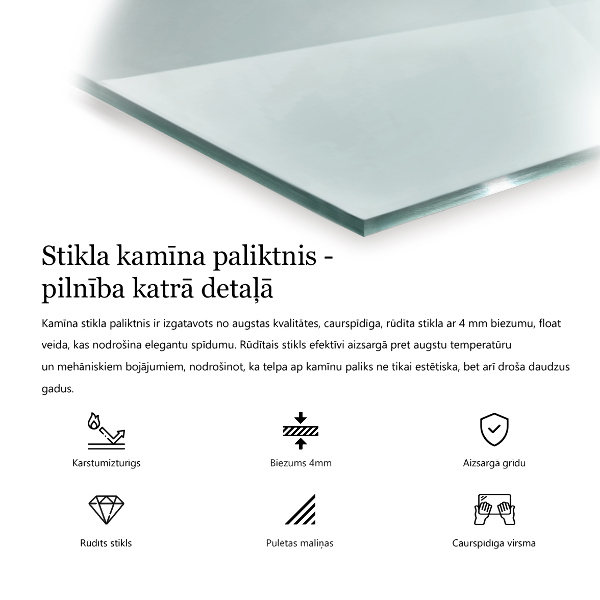 Vetro sotto stufa 60x60 cm