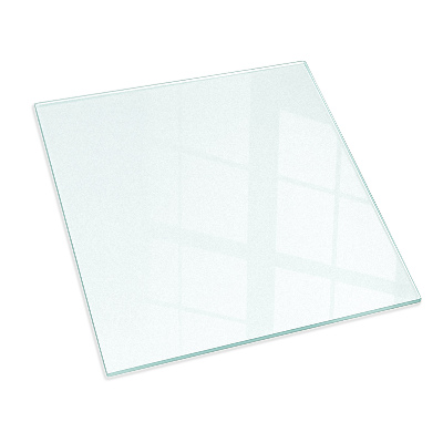 Vetro sotto il camino quadrato semitrasparente 50x50 cm