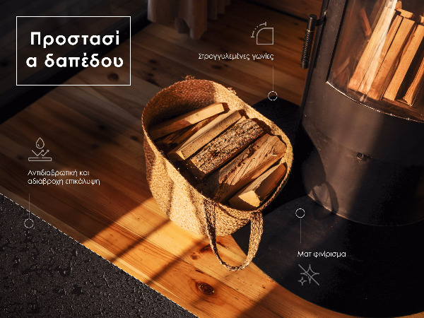 Lastra sotto stufa 100x100 cm