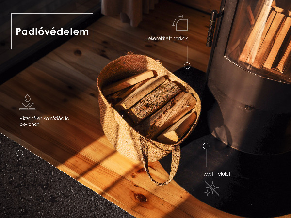 Lastra sotto il camino 80x90 cm