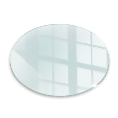 Lastra in vetro per caminetto fi70 cm