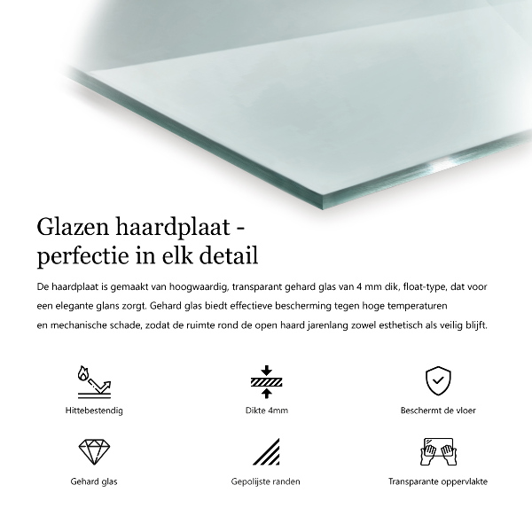 Vetro sotto stufa 120x80 cm