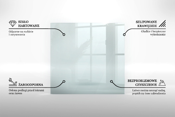 Vetro sotto stufa 120x80 cm