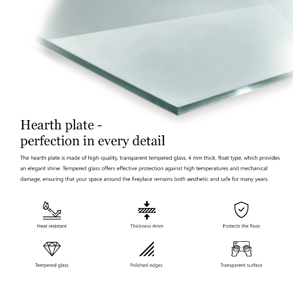 Vetro sotto stufa 120x80 cm