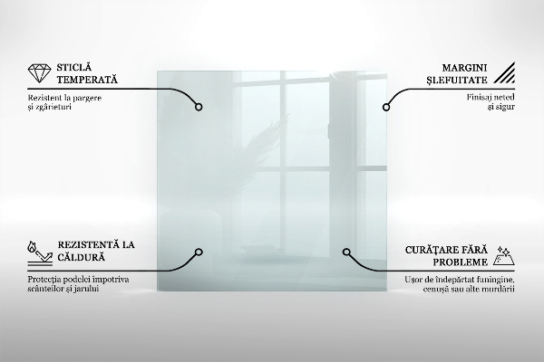 Vetro sotto stufa 140x70 cm
