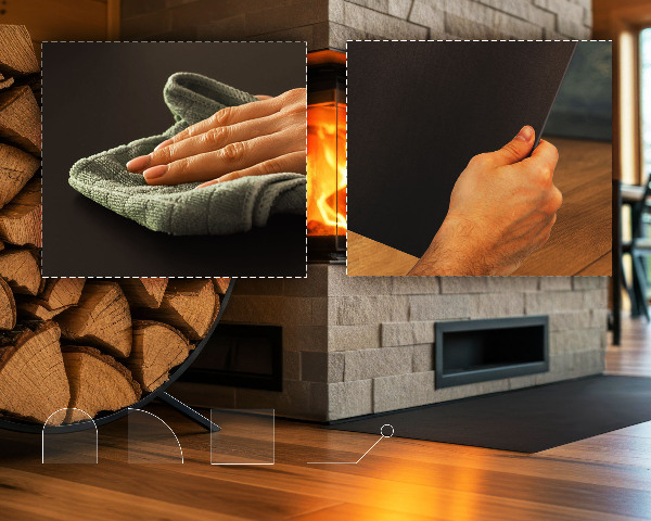 Lastra per caminetto 100x70 cm