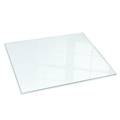 Vetro sotto stufa rettangolare semitrasparente 100x70 cm