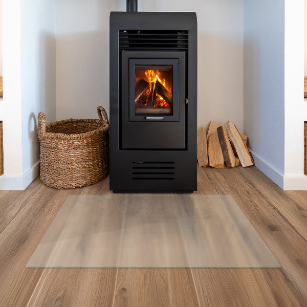 Vetro sotto stufa rettangolare semitrasparente 120x80 cm