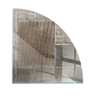 Vetro sotto il camino Modello di lamiera perforata