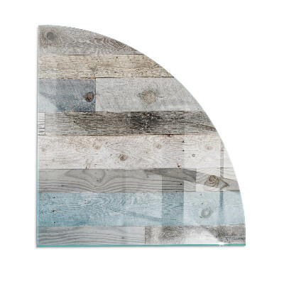 Vetro sotto il camino Tavole in diverse tonalità