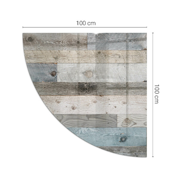 Vetro sotto il camino Tavole in diverse tonalità