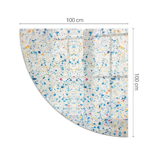 Vetro sotto il camino Motivo di trama astratto
