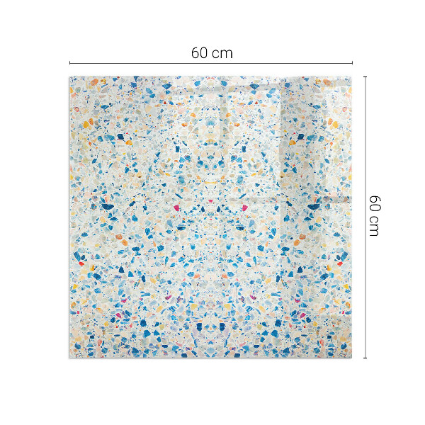 Quadrata vetro sotto stufa Motivo di trama astratto