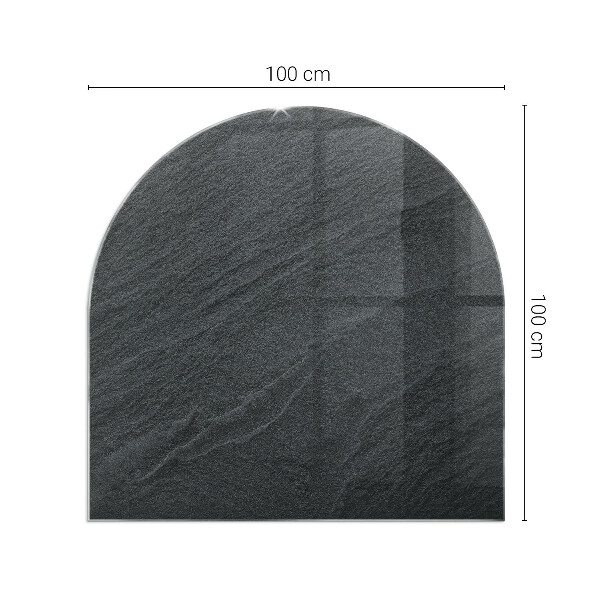 Lastra in vetro per caminetto Texture della pietra naturale