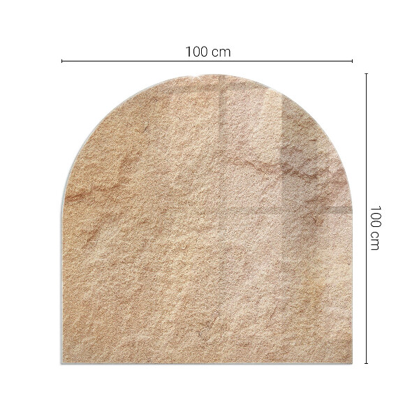 Lastra in vetro per caminetto Texture della pietra naturale