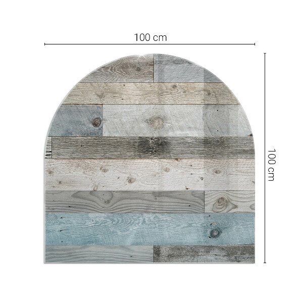 Lastra in vetro per caminetto Tavole in diverse tonalità