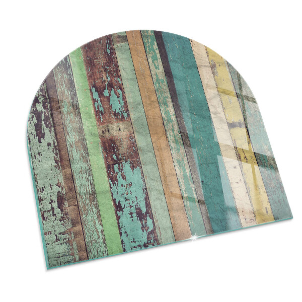 Lastra in vetro per caminetto Tavole in diverse tonalità