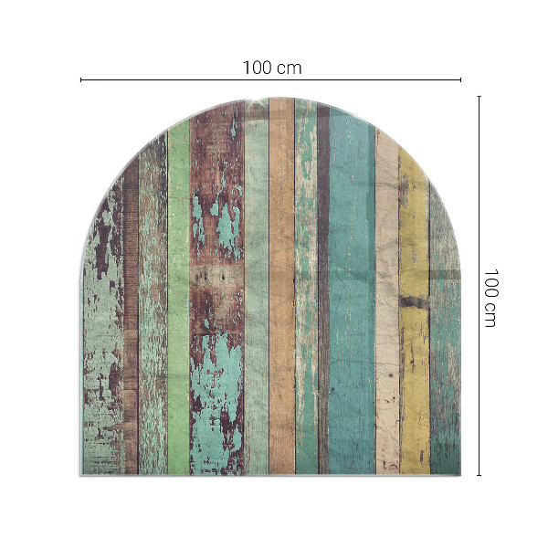 Lastra in vetro per caminetto Tavole in diverse tonalità