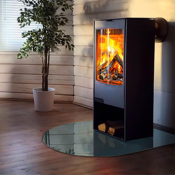 Lastra in vetro per caminetto Colore del mare