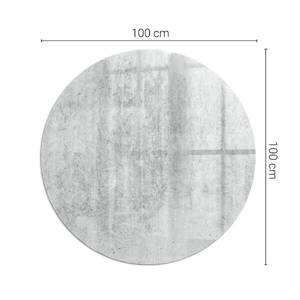 Rotonda vetro sotto stufa Texture di cemento grezzo