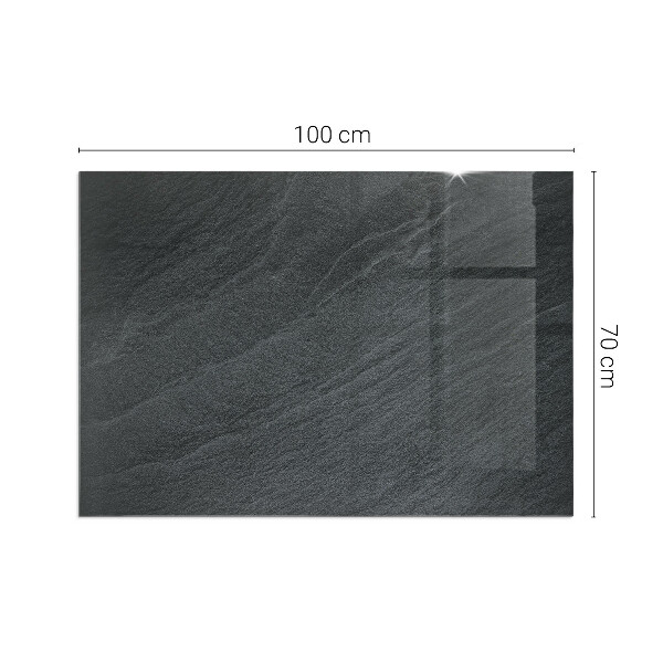 Rettangolare vetro sotto stufa Texture della pietra naturale