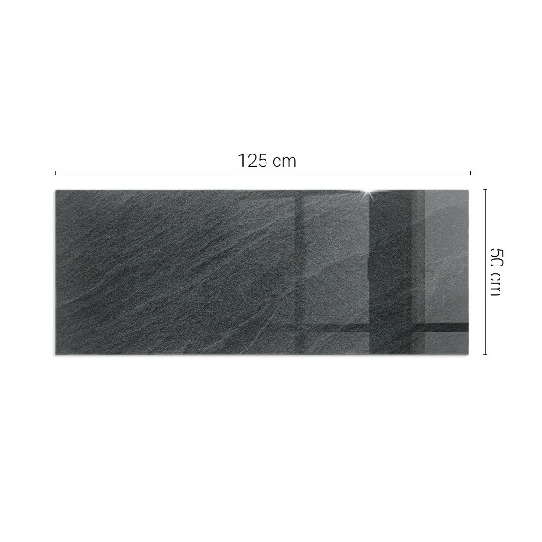 Rettangolare vetro sotto stufa Texture della pietra naturale