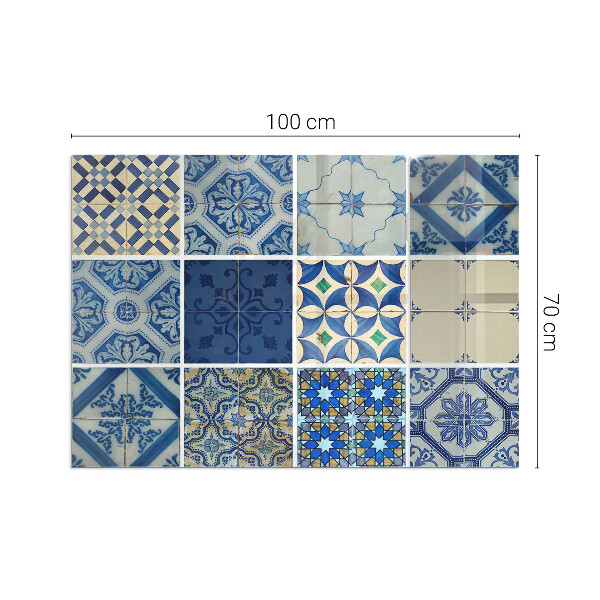 Rettangolare vetro sotto stufa Modelli di piastrelle in ceramica