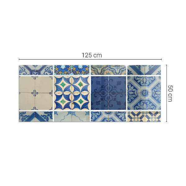 Rettangolare vetro sotto stufa Modelli di piastrelle in ceramica