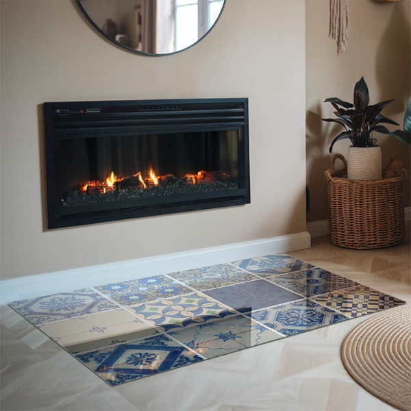 Rettangolare vetro sotto stufa Modelli di piastrelle in ceramica