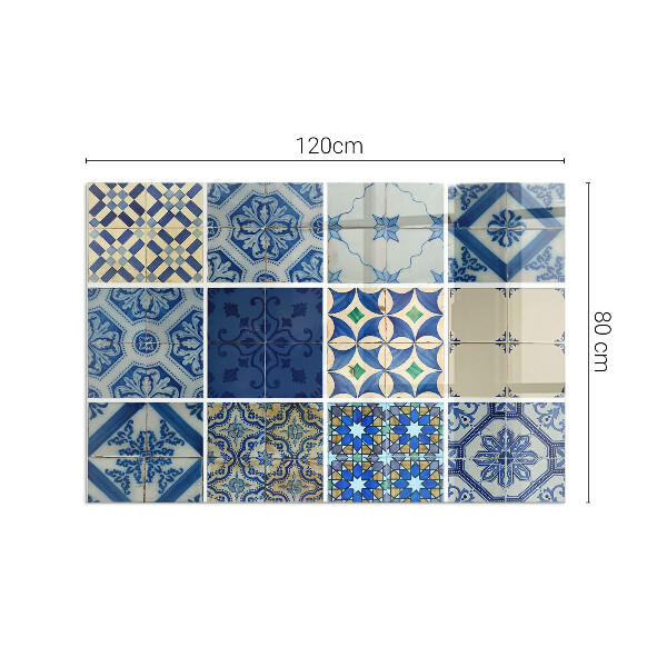 Rettangolare vetro sotto stufa Modelli di piastrelle in ceramica