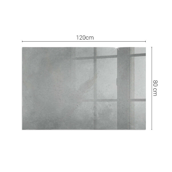 Rettangolare vetro sotto stufa Texture in cemento con effetto