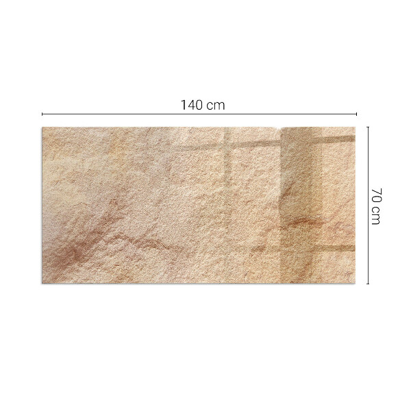 Rettangolare vetro sotto stufa Texture della pietra naturale