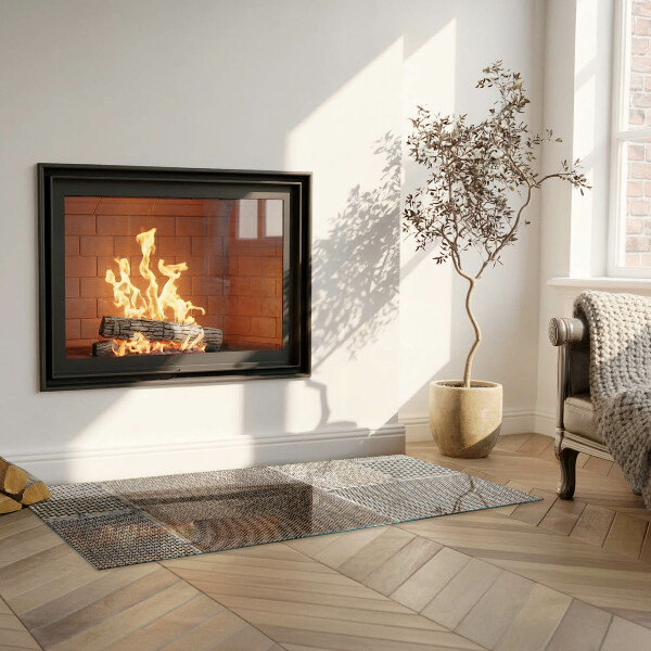 Rettangolare vetro sotto stufa Modello di lamiera perforata
