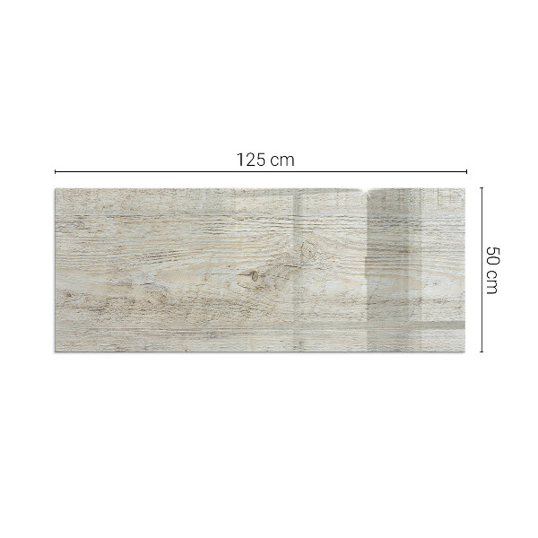 Rettangolare vetro sotto stufa Texture di legno chiaro