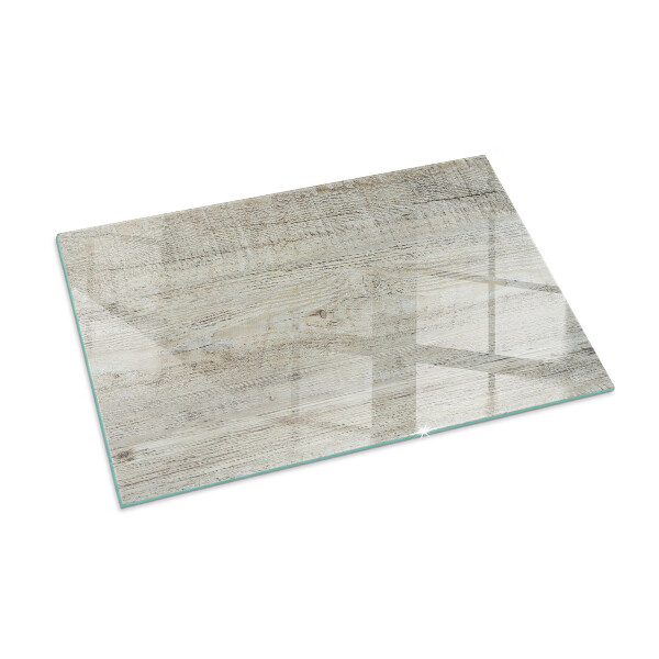 Rettangolare vetro sotto stufa Texture di legno chiaro