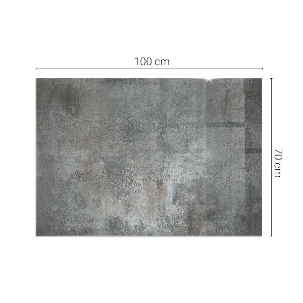 Rettangolare vetro sotto stufa Texture superficiale grezza