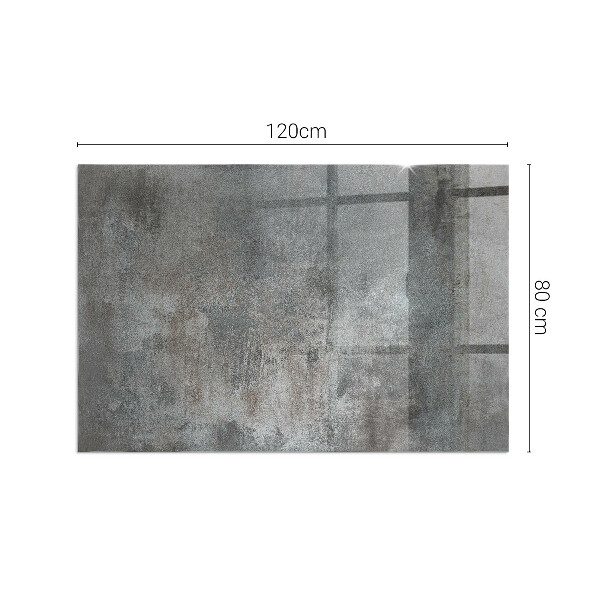 Rettangolare vetro sotto stufa Texture superficiale grezza
