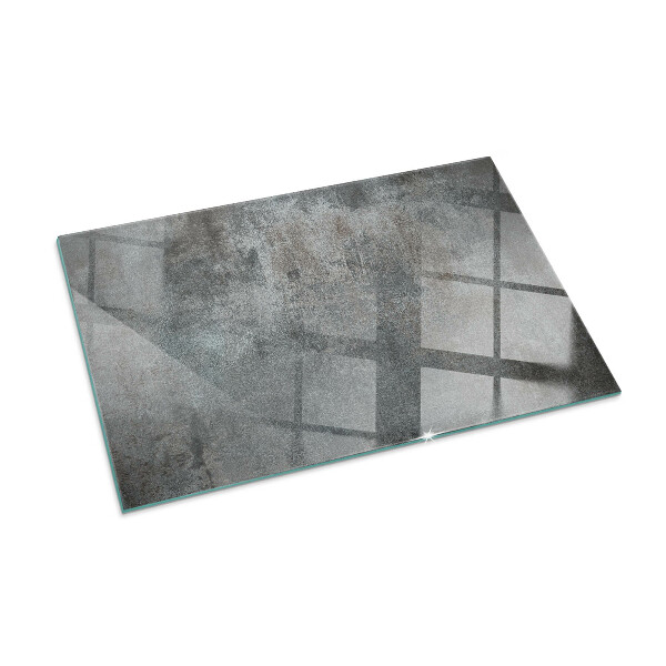 Rettangolare vetro sotto stufa Texture superficiale grezza