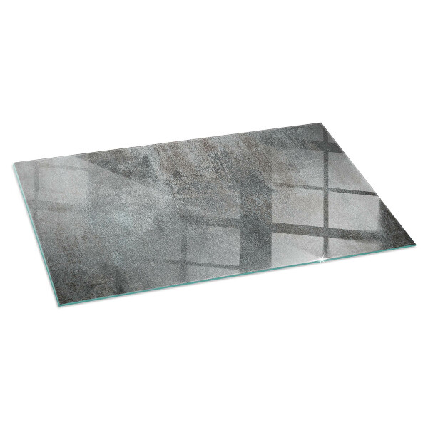 Rettangolare vetro sotto stufa Texture superficiale grezza