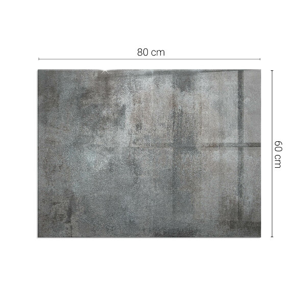 Rettangolare vetro sotto stufa Texture superficiale grezza