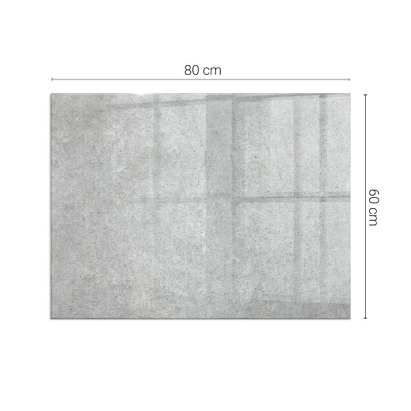Rettangolare vetro sotto stufa Texture di cemento grezzo