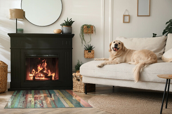 Rettangolare vetro sotto stufa Tavole in diverse tonalità