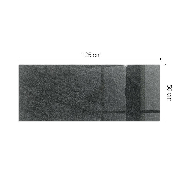 Rettangolare vetro sotto stufa Texture della superficie della pietra