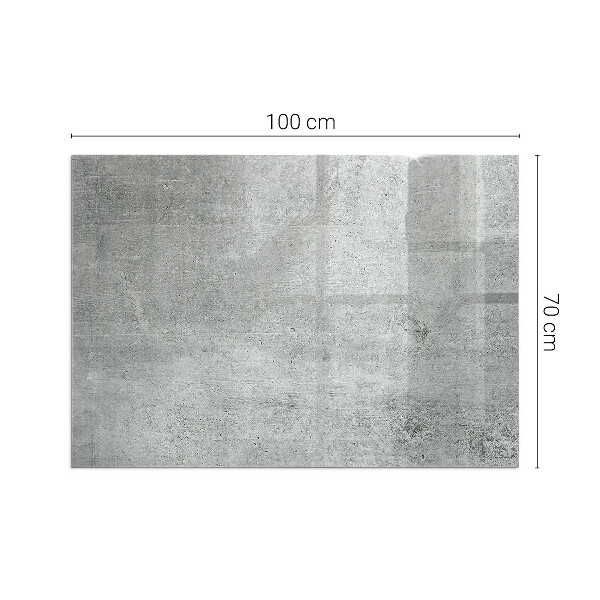 Rettangolare vetro sotto stufa Texture di cemento grezzo